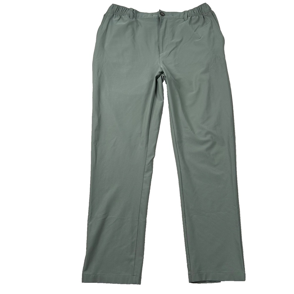 Chubbies Pants Mens XL 34x30 Everywear Performance Chino Golf Sage Green Elastic
